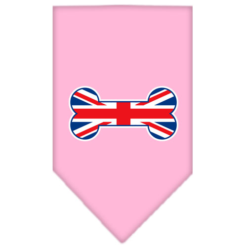 Bone Flag UK Screen Print Bandana Light Pink Small